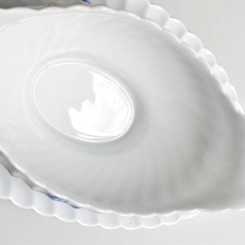 Vintage Sauce Boat, Limoges Haviland Cerisier Bleu