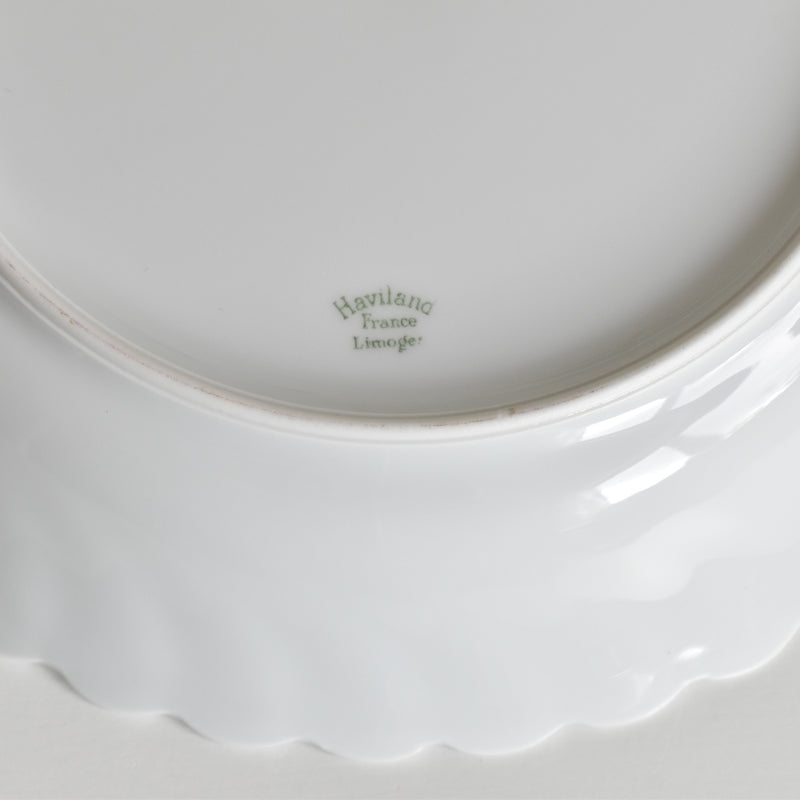 Vintage Deep Plate Limoges Haviland Cerisier Bleu (Cherry Blossom Blue) B