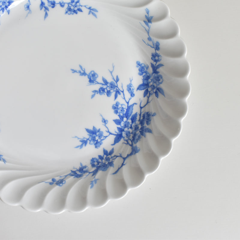 Vintage Deep Plate Limoges Haviland Cerisier Bleu (Cherry Blossom Blue) B