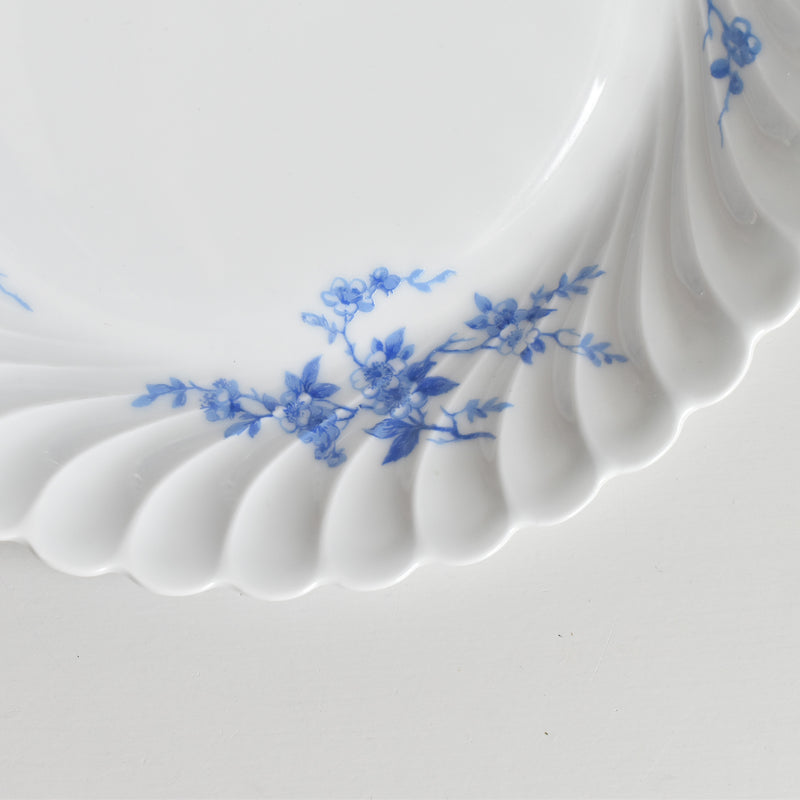 Vintage Deep Plate Limoges Haviland Cerisier Bleu (Cherry Blossom Blue) B