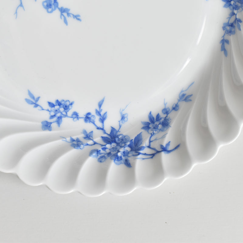 Vintage Deep Plate Limoges Haviland Cerisier Bleu (Cherry Blossom Blue) B