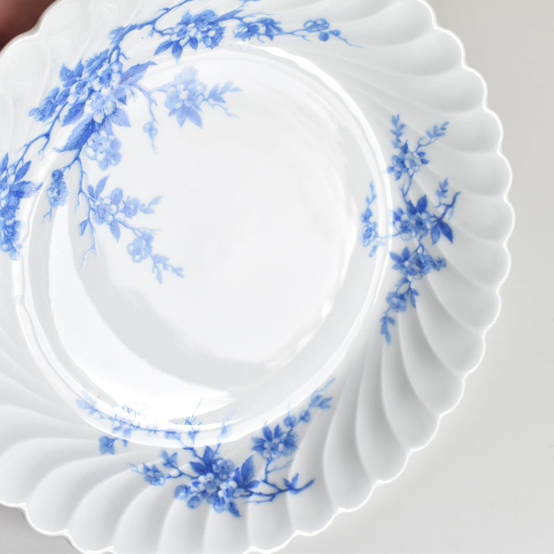 Vintage Deep Plate Limoges Haviland Cerisier Bleu (Cherry Blossom Blue) B