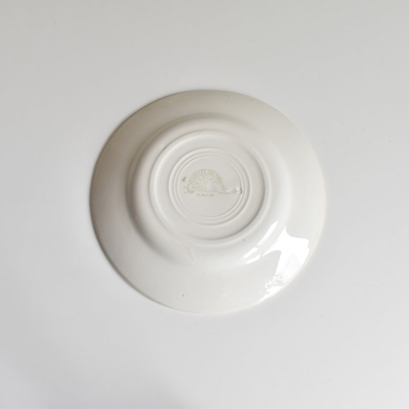 ヴィンテージデザートプレート HBCMクレイモントロー Roses 1925 (ローズ）D