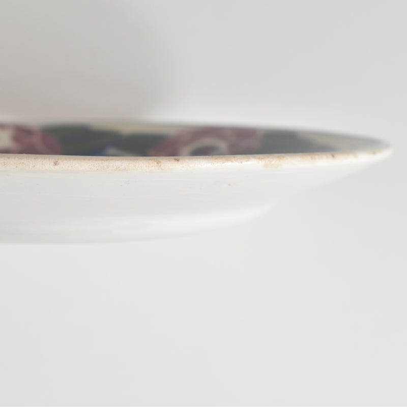 ヴィンテージデザートプレート HBCMクレイモントロー Roses 1925 (ローズ）D