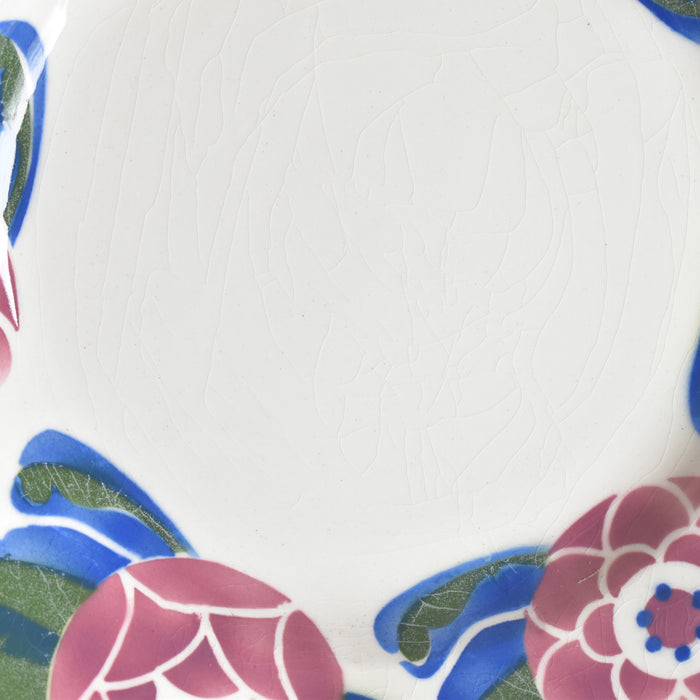 ヴィンテージデザートプレート HBCMクレイモントロー Roses 1925 (ローズ）E