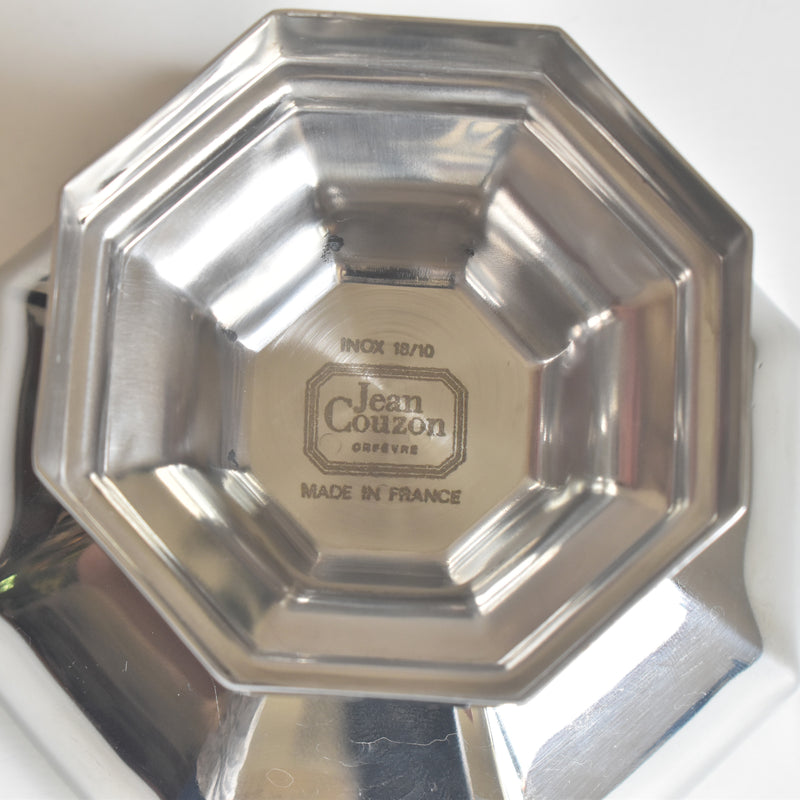 Vintage Stainless Steel Octagonal Ice Cream Coupe Jean Couzon