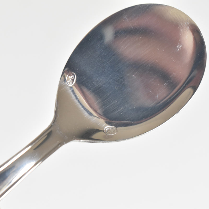 ヴィンテージ ステンレス アイスクリームクープ 花リム スプーン付き（Lサイズ）