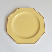 ヴィンテージデザートプレート ル・ポエ-ラヴァル オクトゴナル イェロー J