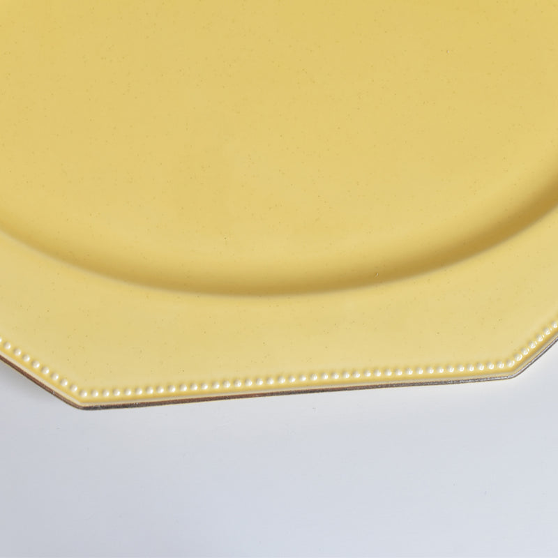 ヴィンテージオーヴァル大皿 ル・ポエ-ラヴァル オクトゴナル イェロー