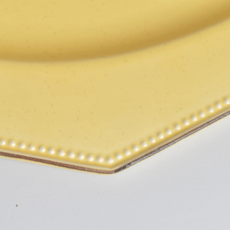 ヴィンテージオーヴァル大皿 ル・ポエ-ラヴァル オクトゴナル イェロー