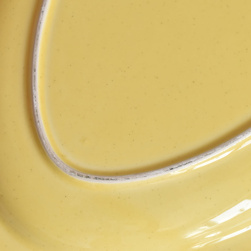 ヴィンテージオーヴァル大皿 ル・ポエ-ラヴァル オクトゴナル イェロー