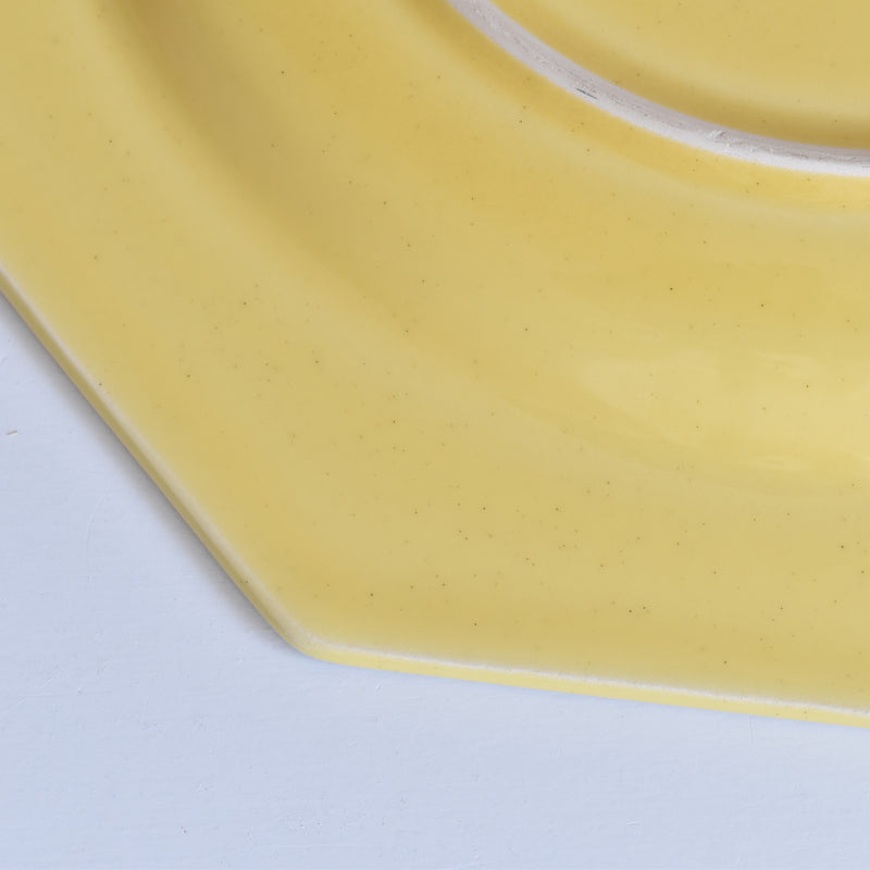 ヴィンテージプレート ル・ポエ-ラヴァル オクトゴナル イェロー D