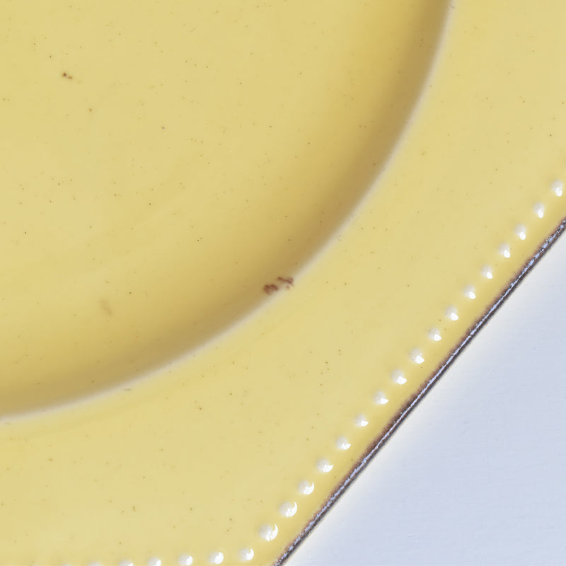 ヴィンテージプレート ル・ポエ-ラヴァル オクトゴナル イェロー D