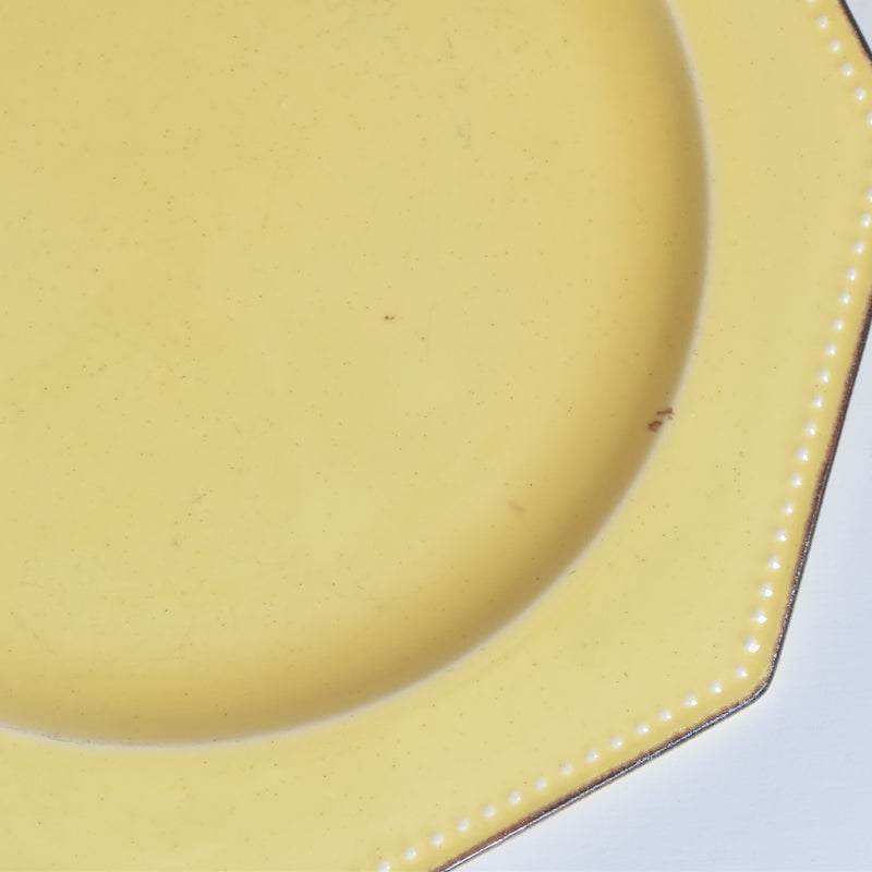 ヴィンテージプレート ル・ポエ-ラヴァル オクトゴナル イェロー D