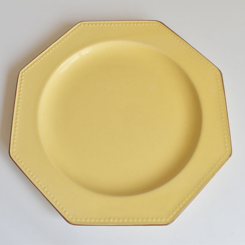 ヴィンテージプレート ル・ポエ-ラヴァル オクトゴナル イェロー K