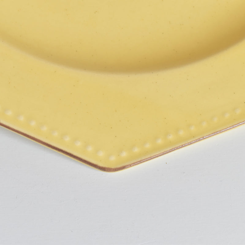 ヴィンテージプレート ル・ポエ-ラヴァル オクトゴナル イェロー K