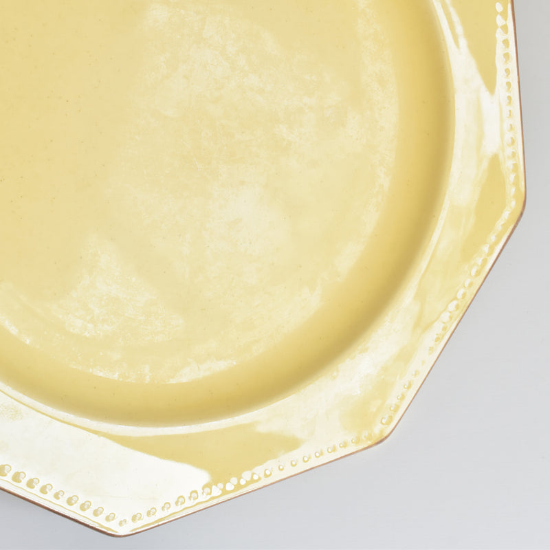 ヴィンテージプレート ル・ポエ-ラヴァル オクトゴナル イェロー K