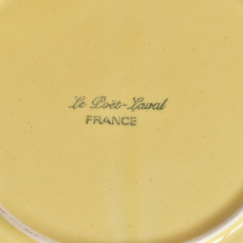 ヴィンテージプレート ル・ポエ-ラヴァル オクトゴナル イェロー K