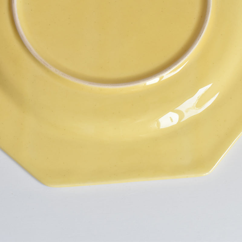 ヴィンテージプレート ル・ポエ-ラヴァル オクトゴナル イェロー K