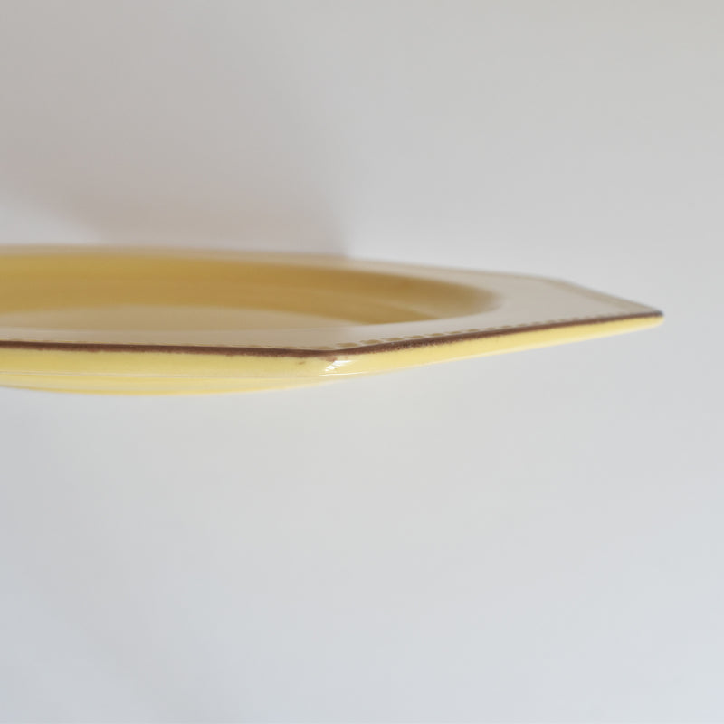 ヴィンテージプレート ル・ポエ-ラヴァル オクトゴナル イェロー K