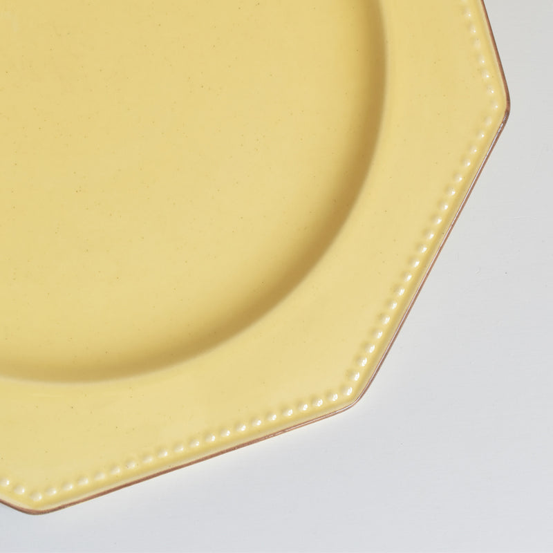 ヴィンテージプレート ル・ポエ-ラヴァル オクトゴナル イェロー K