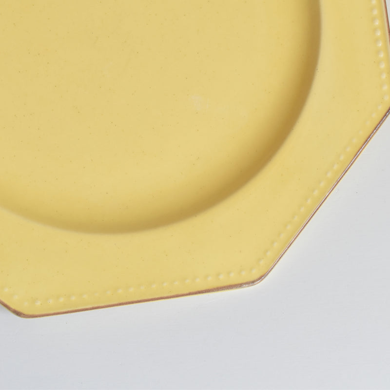 ヴィンテージプレート ル・ポエ-ラヴァル オクトゴナル イェロー K