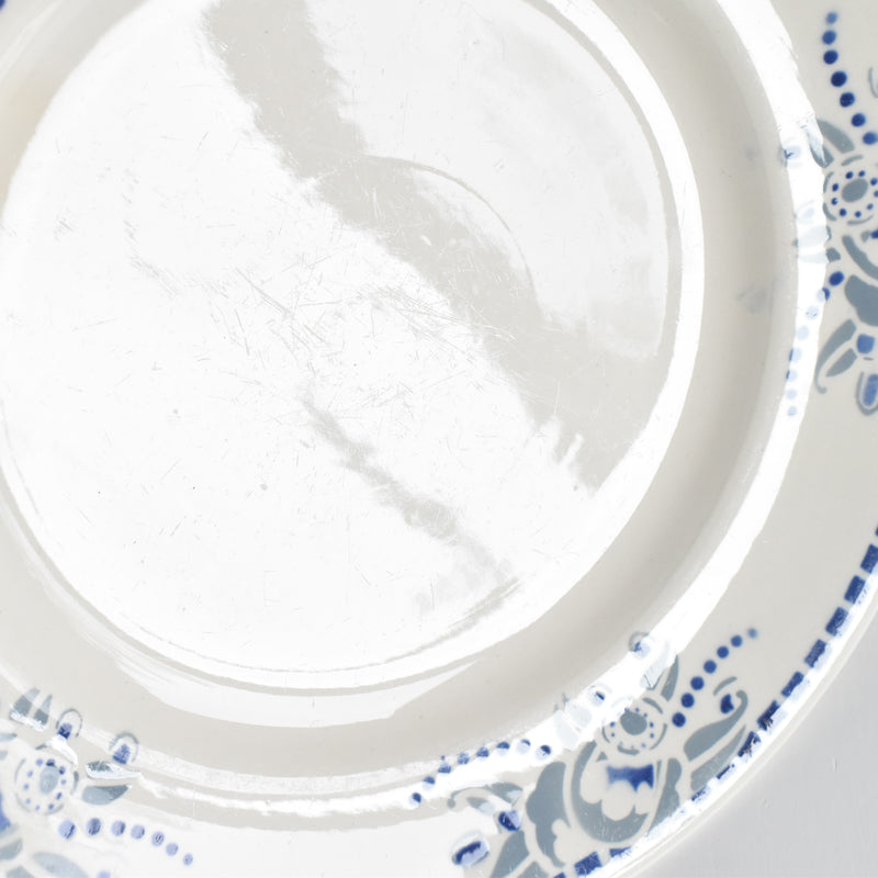 ヴィンテージプレート ロンウイー ブルーパターン D