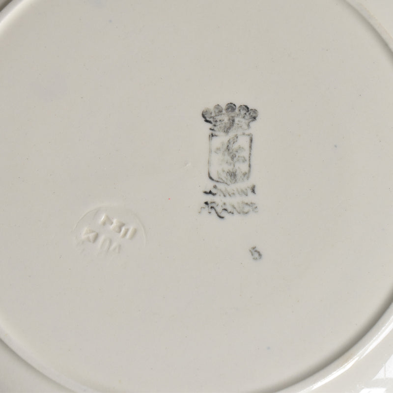 ヴィンテージプレート ロンウイー ブルーパターン D