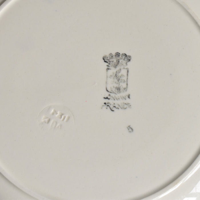 ヴィンテージプレート ロンウイー ブルーパターン D