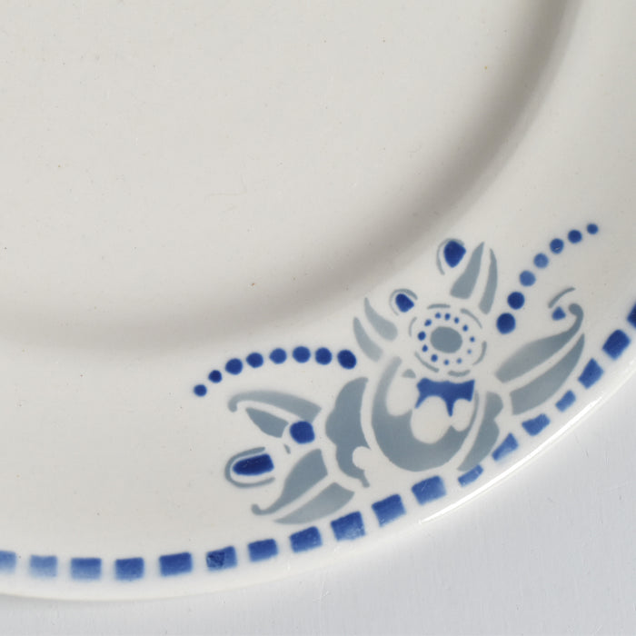 ヴィンテージプレート ロンウイー ブルーパターン D