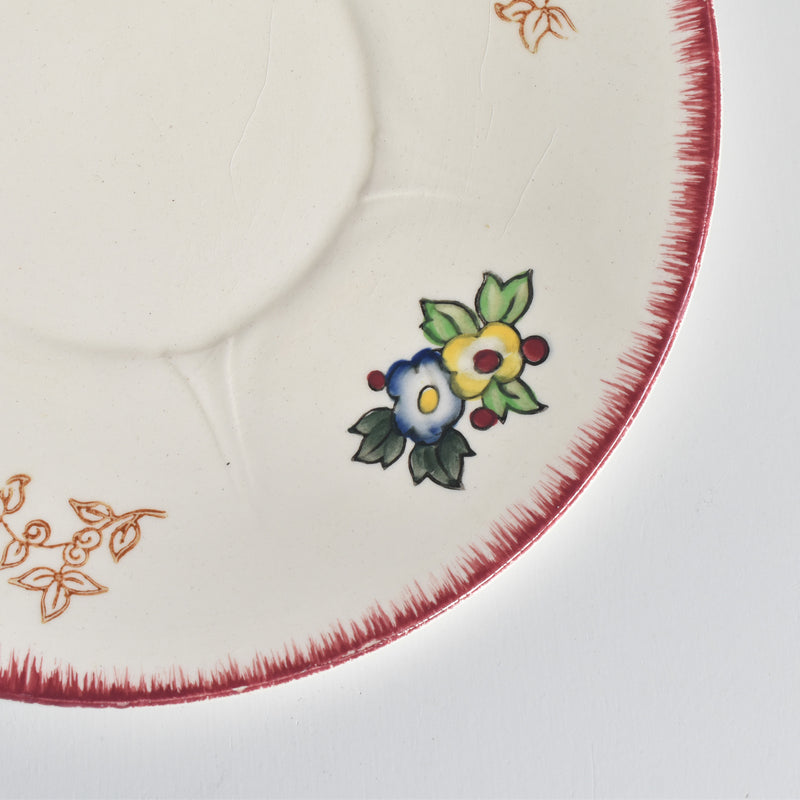 Vintage Chocolate Cup & Saucer Longwy Marseille A