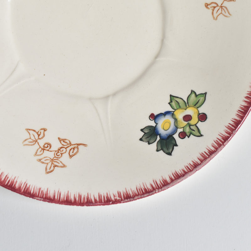 Vintage Chocolate Cup & Saucer Longwy Marseille A