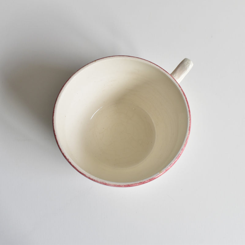 Vintage Chocolate Cup & Saucer Longwy Marseille A