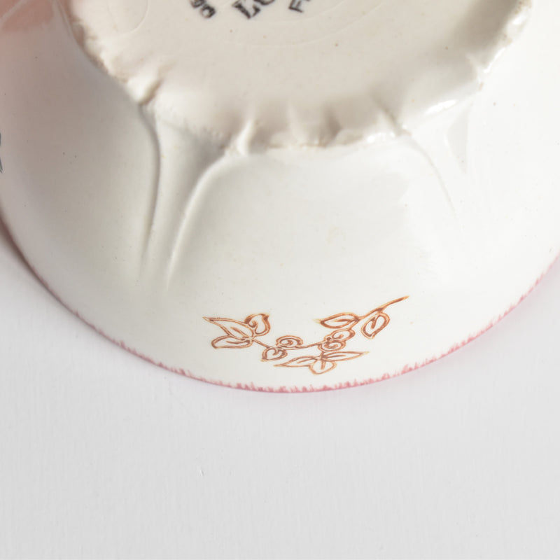 Vintage Chocolate Cup & Saucer Longwy Marseille A