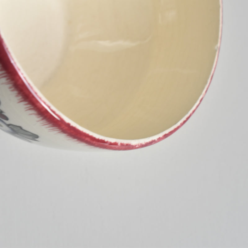Vintage Chocolate Cup & Saucer, Longwy Marseille B