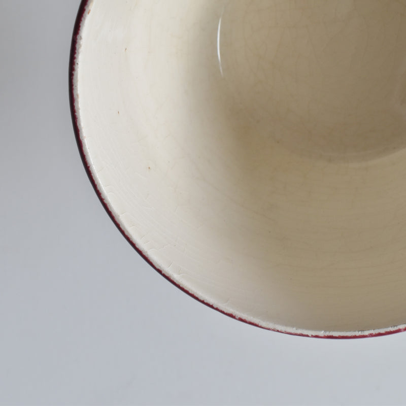 Vintage Chocolate Cup & Saucer, Longwy Marseille B