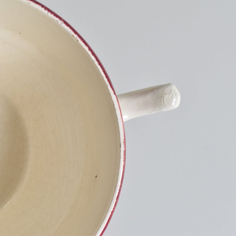 Vintage Chocolate Cup & Saucer, Longwy Marseille B