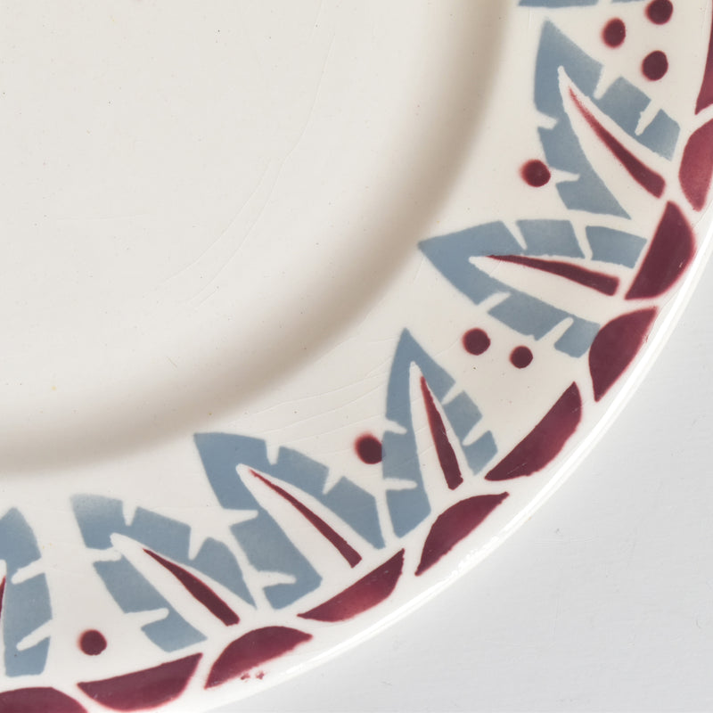 Vintage Dessert Plate - Longwy "Dakar" A