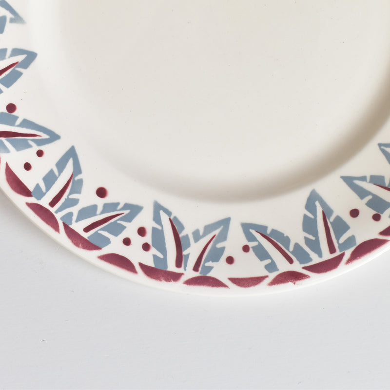 Vintage Dessert Plate - Longwy "Dakar" A