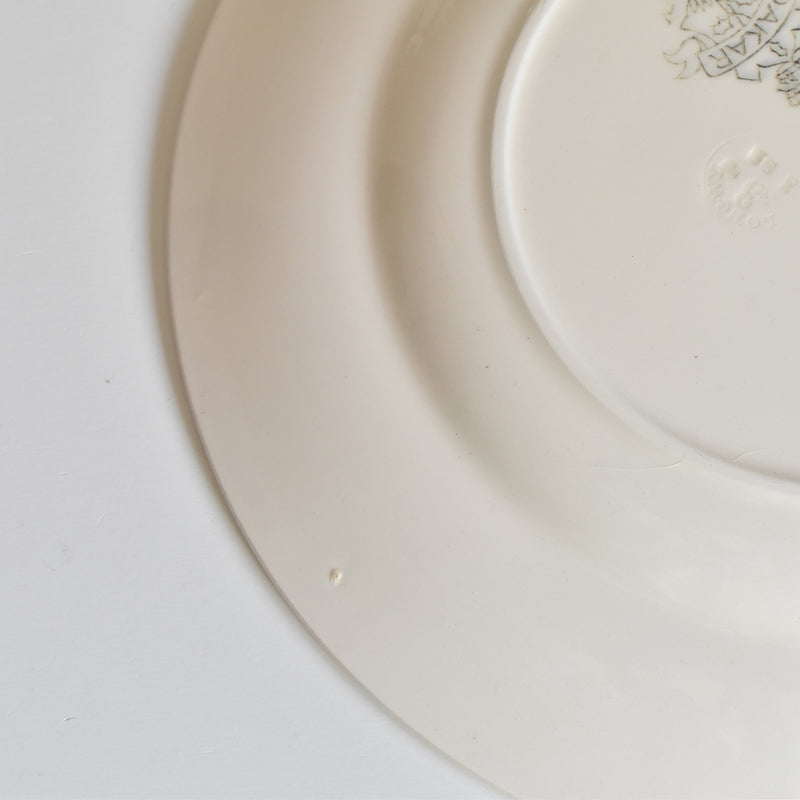 Vintage Plate Longwy Dakar F