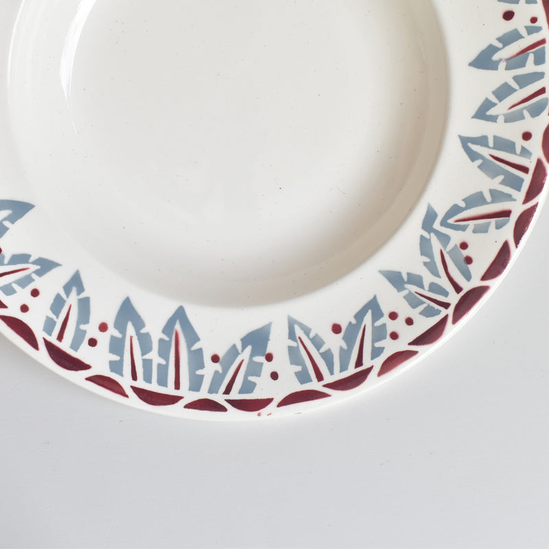 Vintage Deep Plate, Longwy Dakar A
