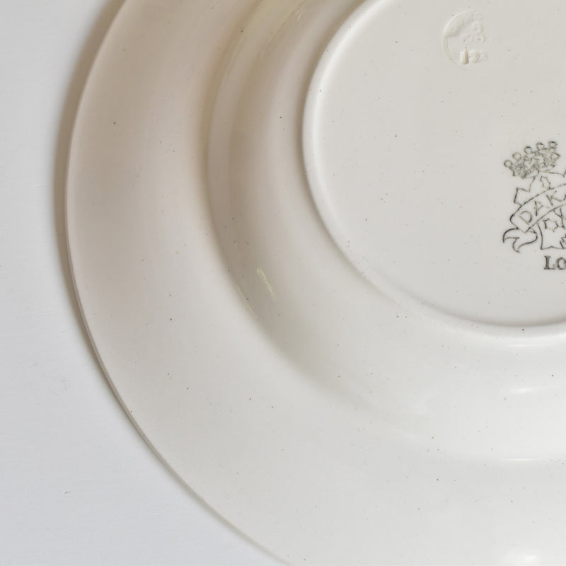 Vintage Deep Plate, Longwy Dakar A