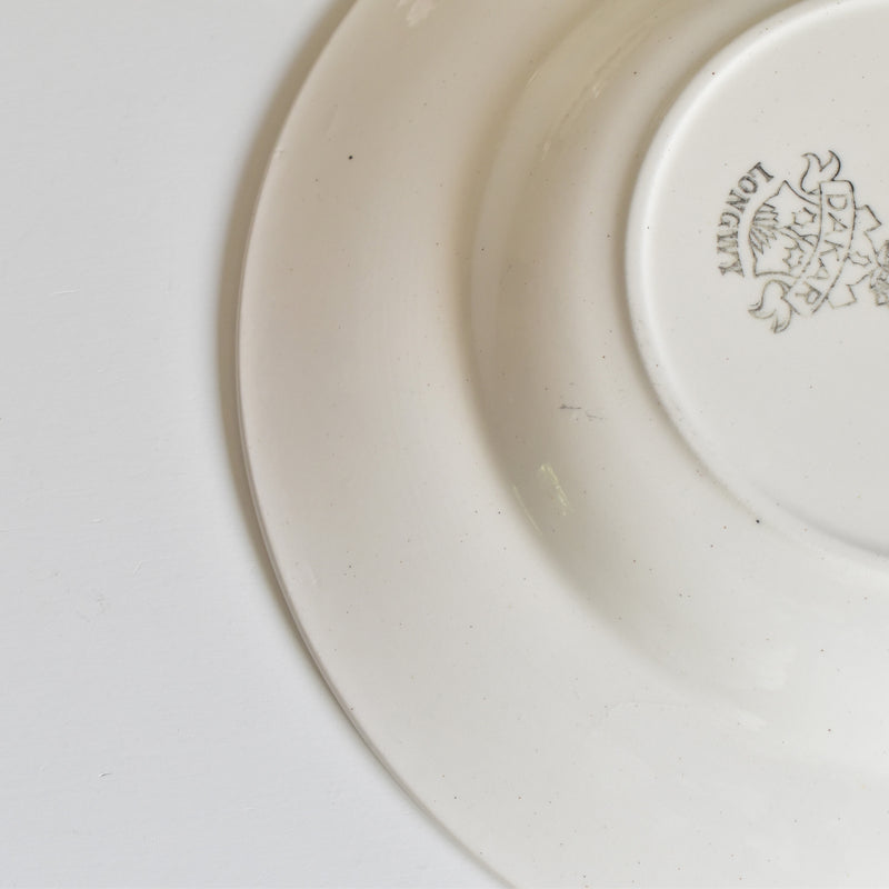 Vintage Deep Plate, Longwy Dakar A