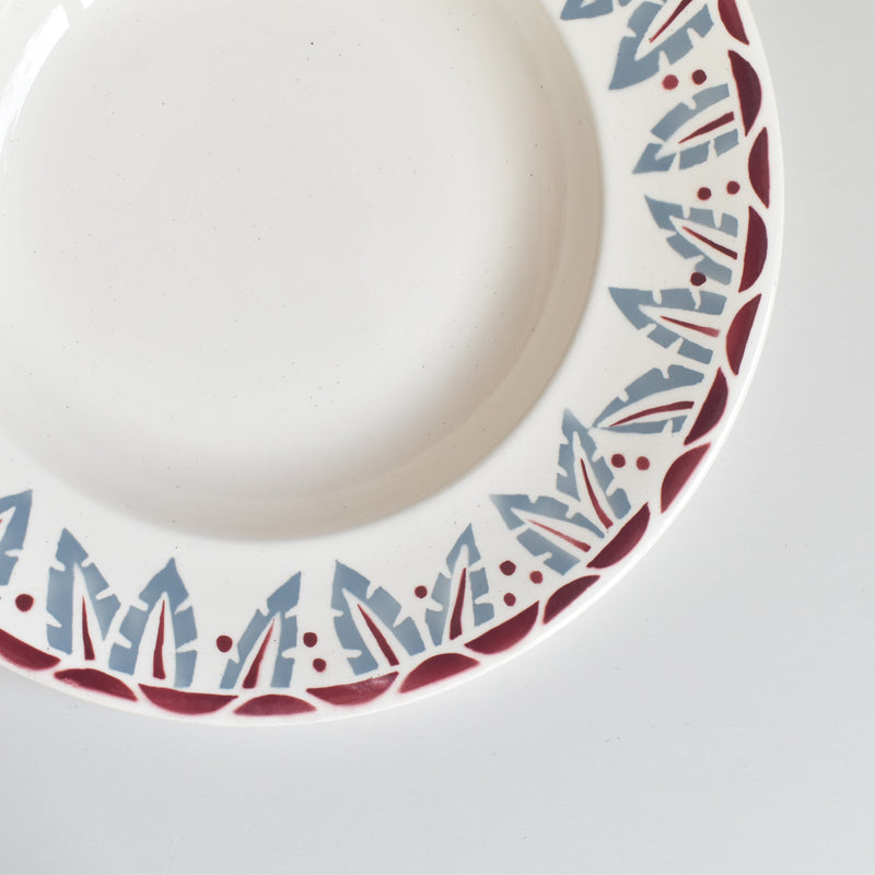 Vintage Deep Plate, Longwy Dakar A