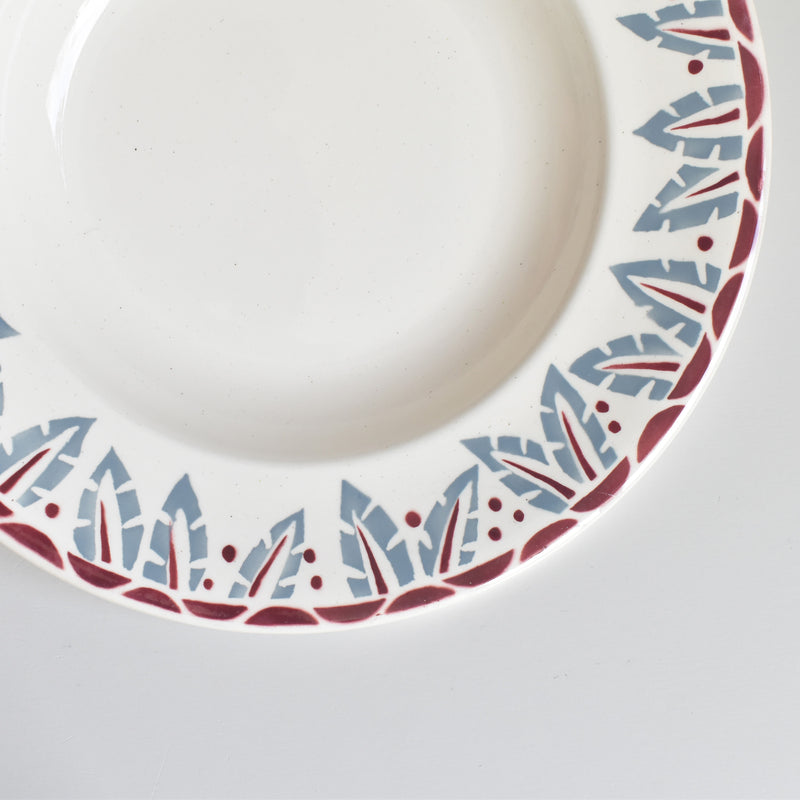 Vintage Deep Plate, Longwy Dakar A