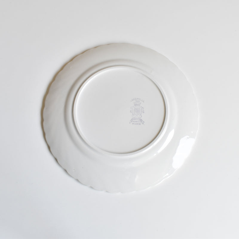 Vintage Dessert Plate KG Lunéville Bagatelle B