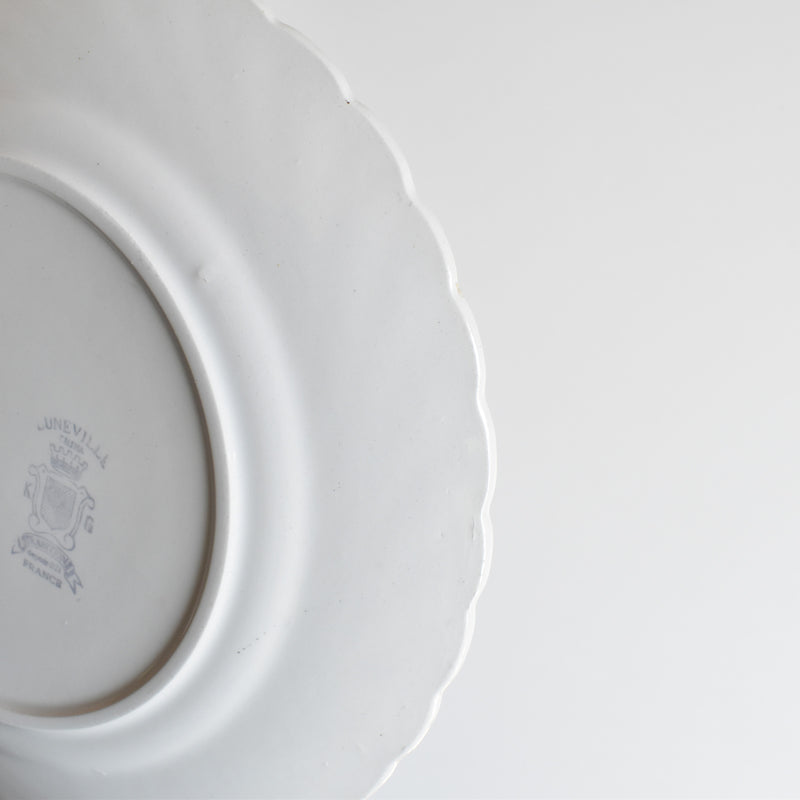 Vintage Dessert Plate KG Lunéville Bagatelle B