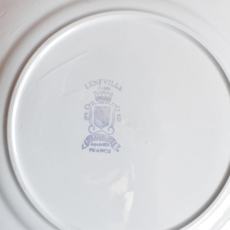 Vintage Dessert Plate KG Lunéville Bagatelle D
