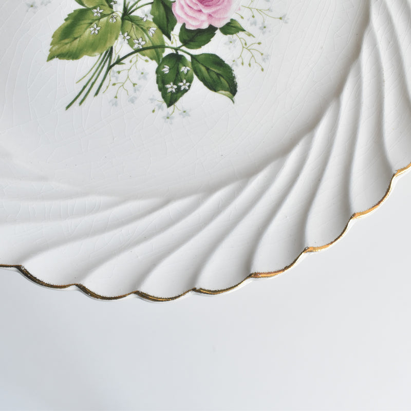 Vintage dessert plate KG Lunéville Bagatelle E