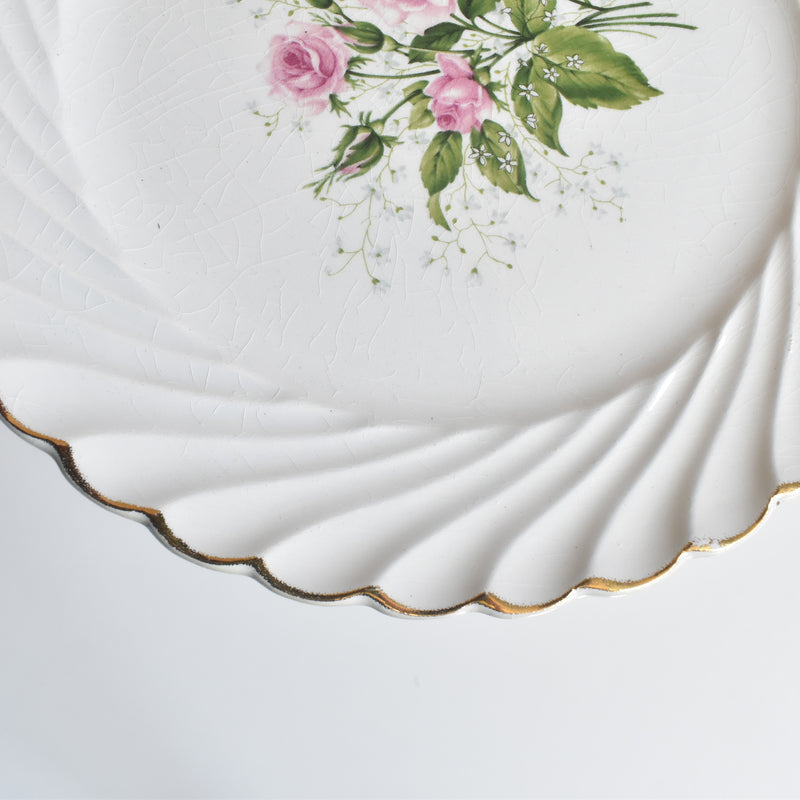 Vintage dessert plate KG Lunéville Bagatelle E
